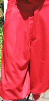 Red Microfiber Golf Knickers