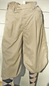 Khaki  Microfiber Golf Knickers	